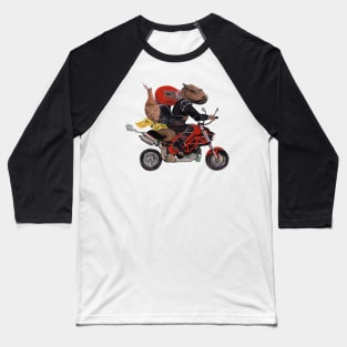 Motorcycle Capybaras Baseball T-Shirt